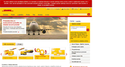 Desktop Screenshot of dhl.si