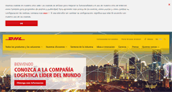 Desktop Screenshot of dhl.com.mx