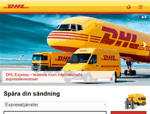 Tablet Screenshot of dhl.se