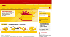 Desktop Screenshot of dhl.fi