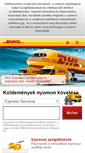 Mobile Screenshot of dhl.hu