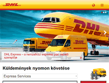 Tablet Screenshot of dhl.hu