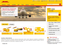 Tablet Screenshot of dhl.hr