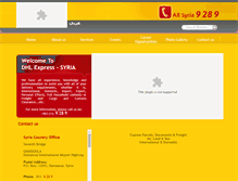 Tablet Screenshot of dhl.sy