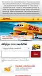 Mobile Screenshot of dhl.ee